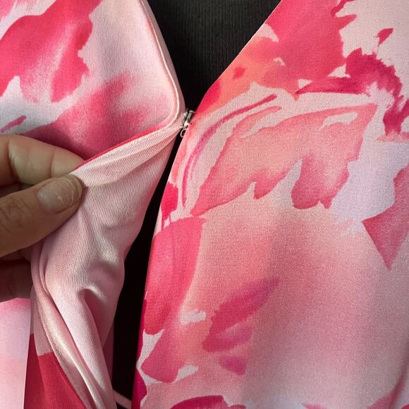 Jessica London Floral Coquette Boho Ruffled Midi Dress 26W Feminine Fairy Whimsy - Picture 6 of 8